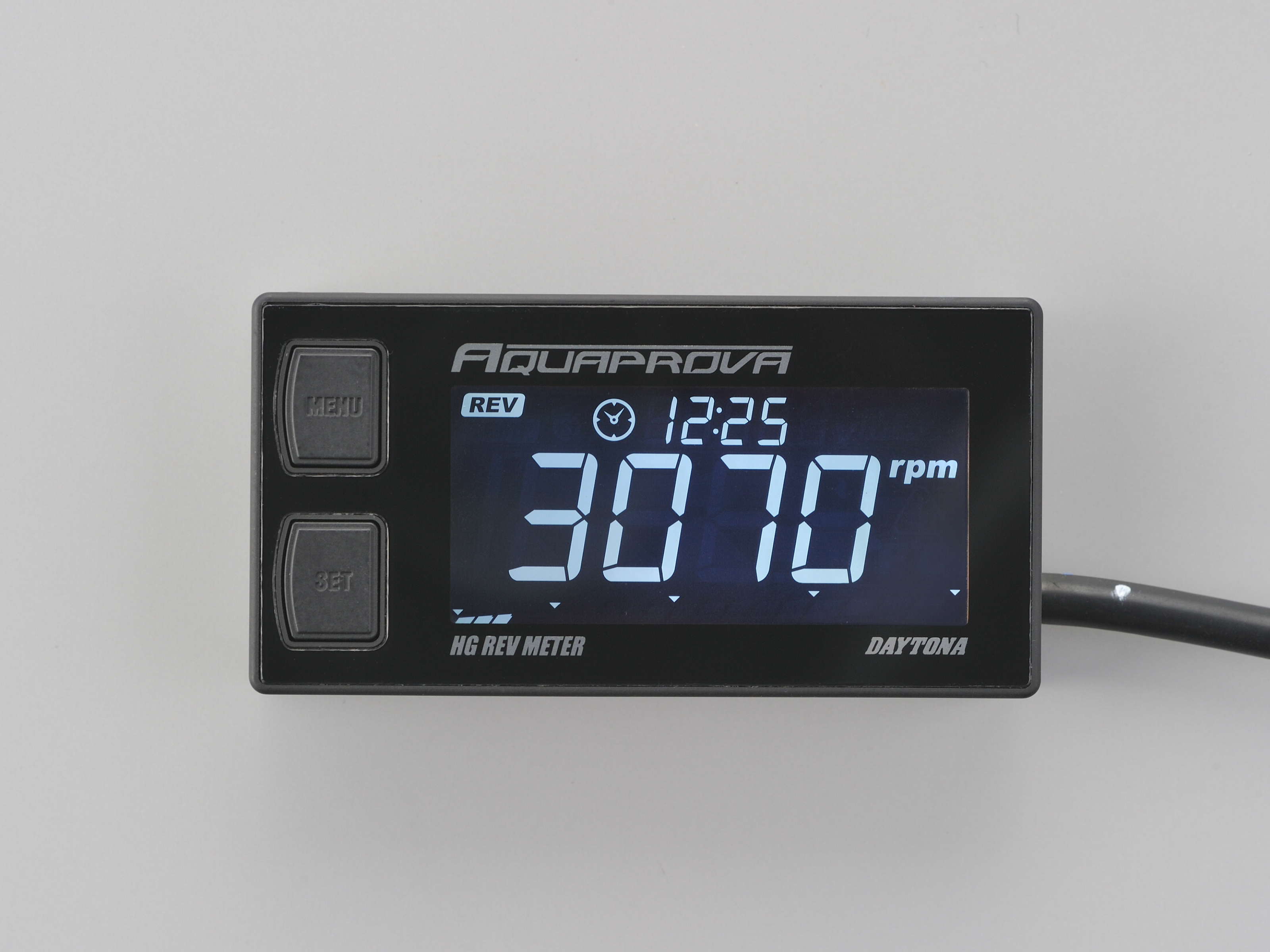 アクアプローバ デジタルタコメーター HG REV METER｜株式会社デイトナ