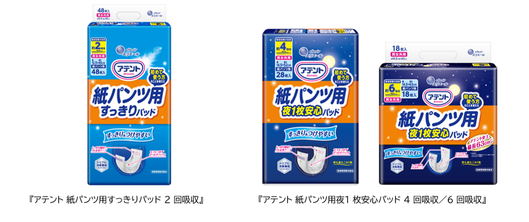 アテント 紙パンツ用さらさらパッド」が“睡眠の質向上”をめざして