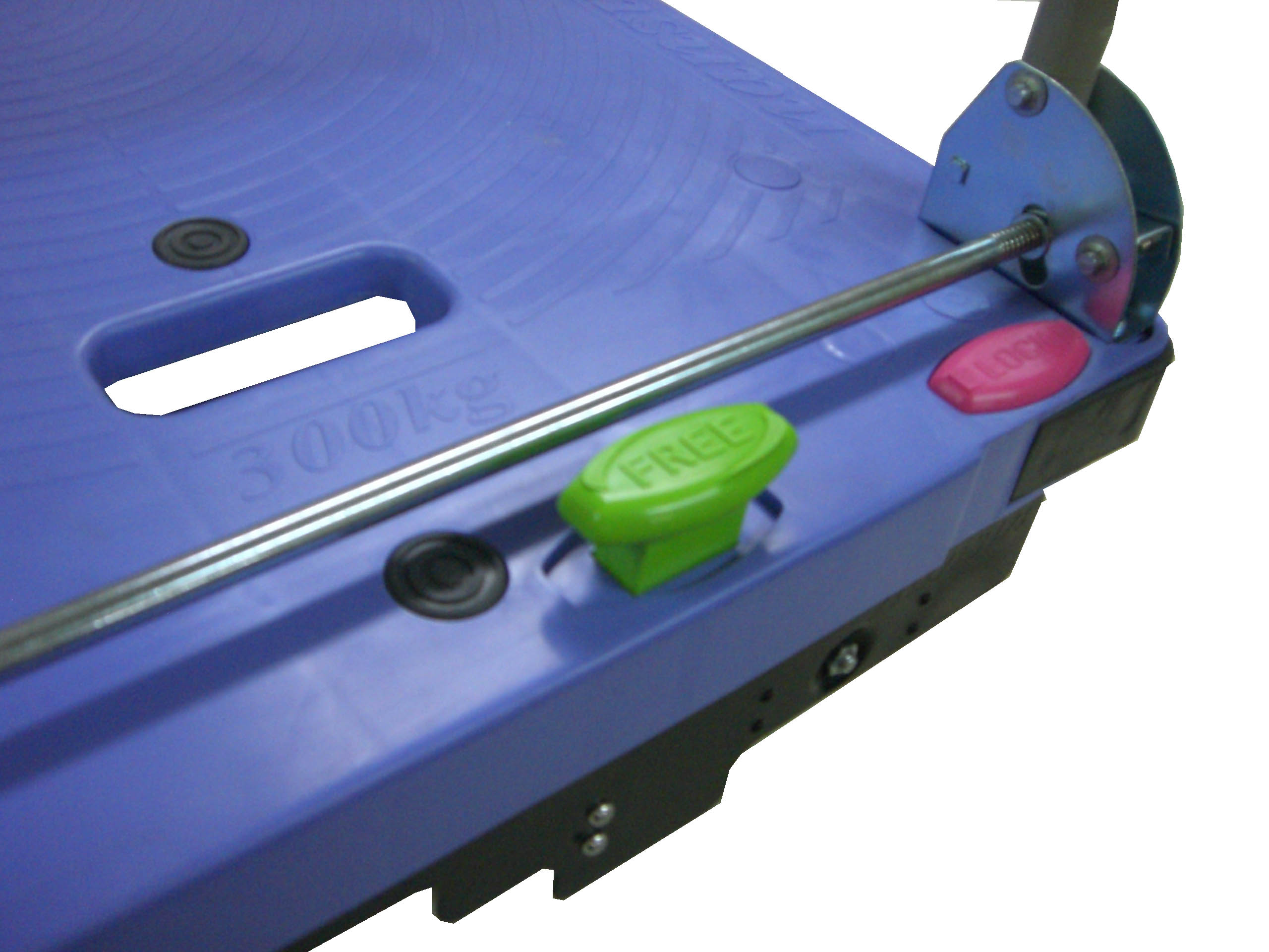 DSK-302B2（手押し固定ハンドル微音運搬台車・スペシャルブレーキ付き