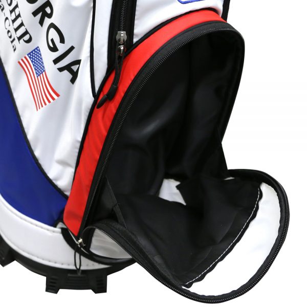 US PGA TOUR キャディバッグ3057 ホワイト(生産完了商品) 軽量キャディ