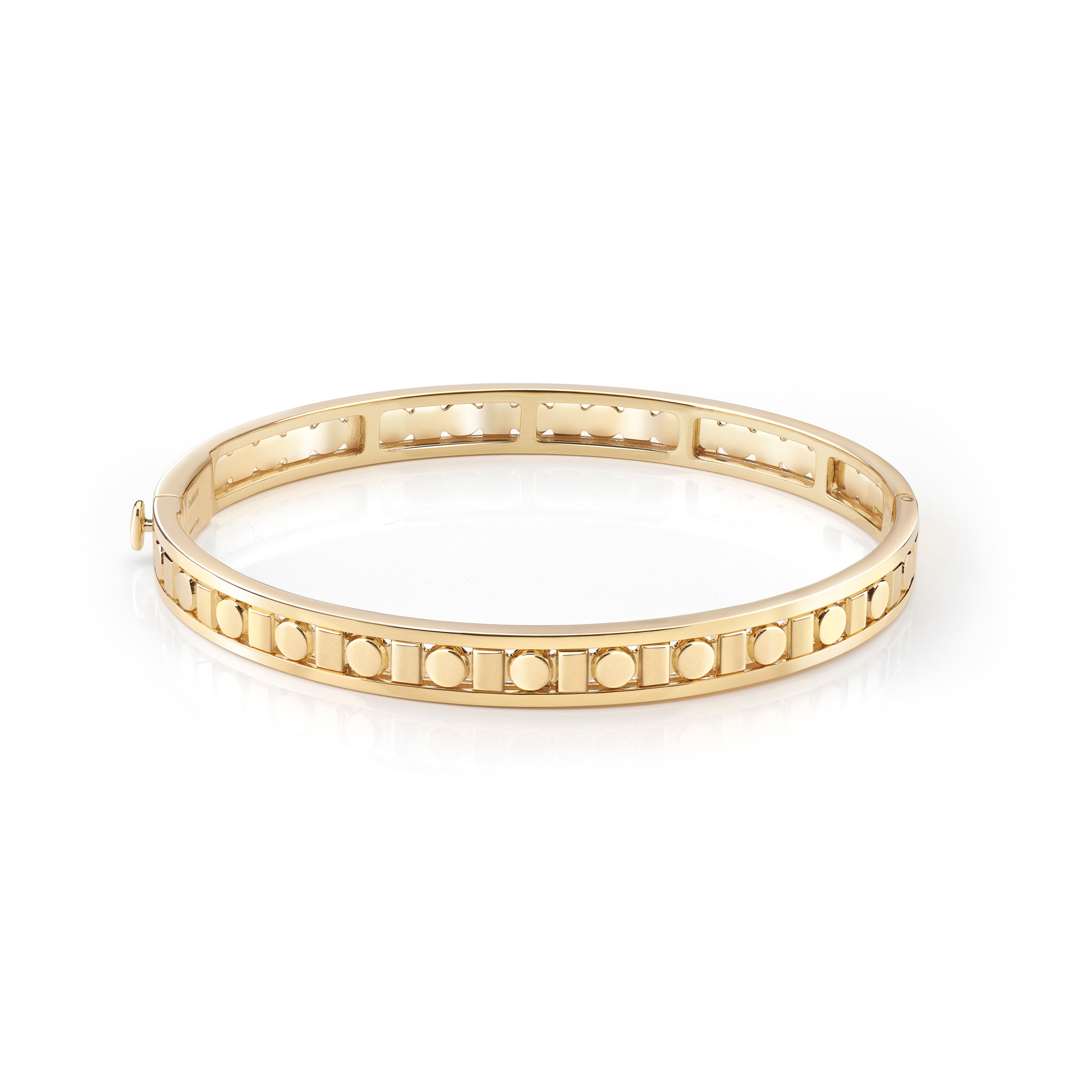 イエローゴールド、ブレスレット、6 mm. - Damiani BELLE ÉPOQUE REEL