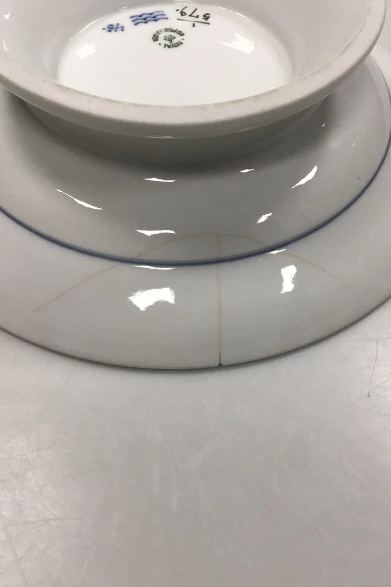 ロイヤルコペンハーゲン ブルーフルーテッドハーフレースボウル No 579