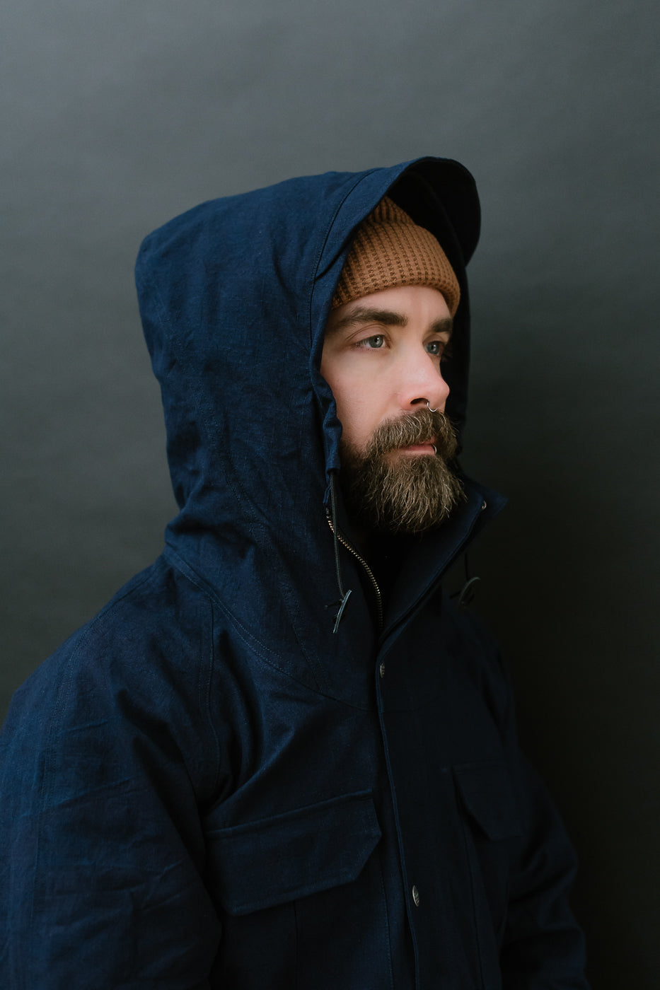 SJMPK24-AI - Ripstop Mountain Parka - Hank Dyed Indigo | Dant