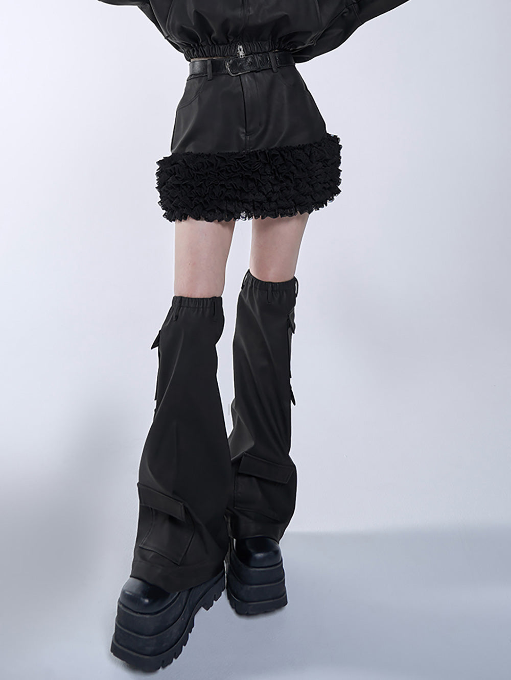 スウェットフーディーレザージャケット – Darich (ダーリッチ)