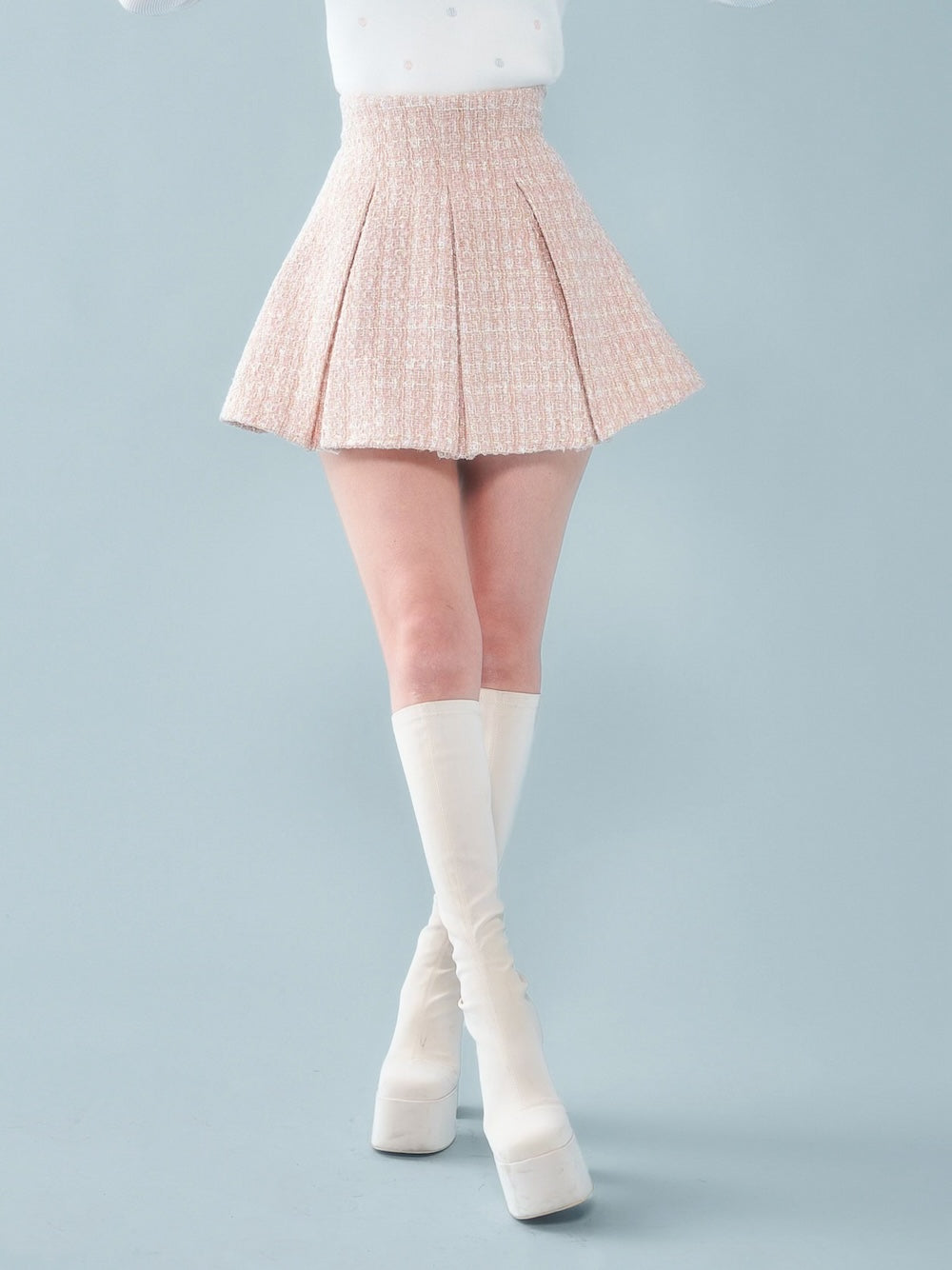 ファンシーツイードフレアミニスカート – Darich (ダーリッチ)