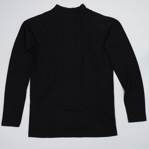 ハイネック長袖Tシャツ ブラック M DCM Tシャツ M | ホームセンター
