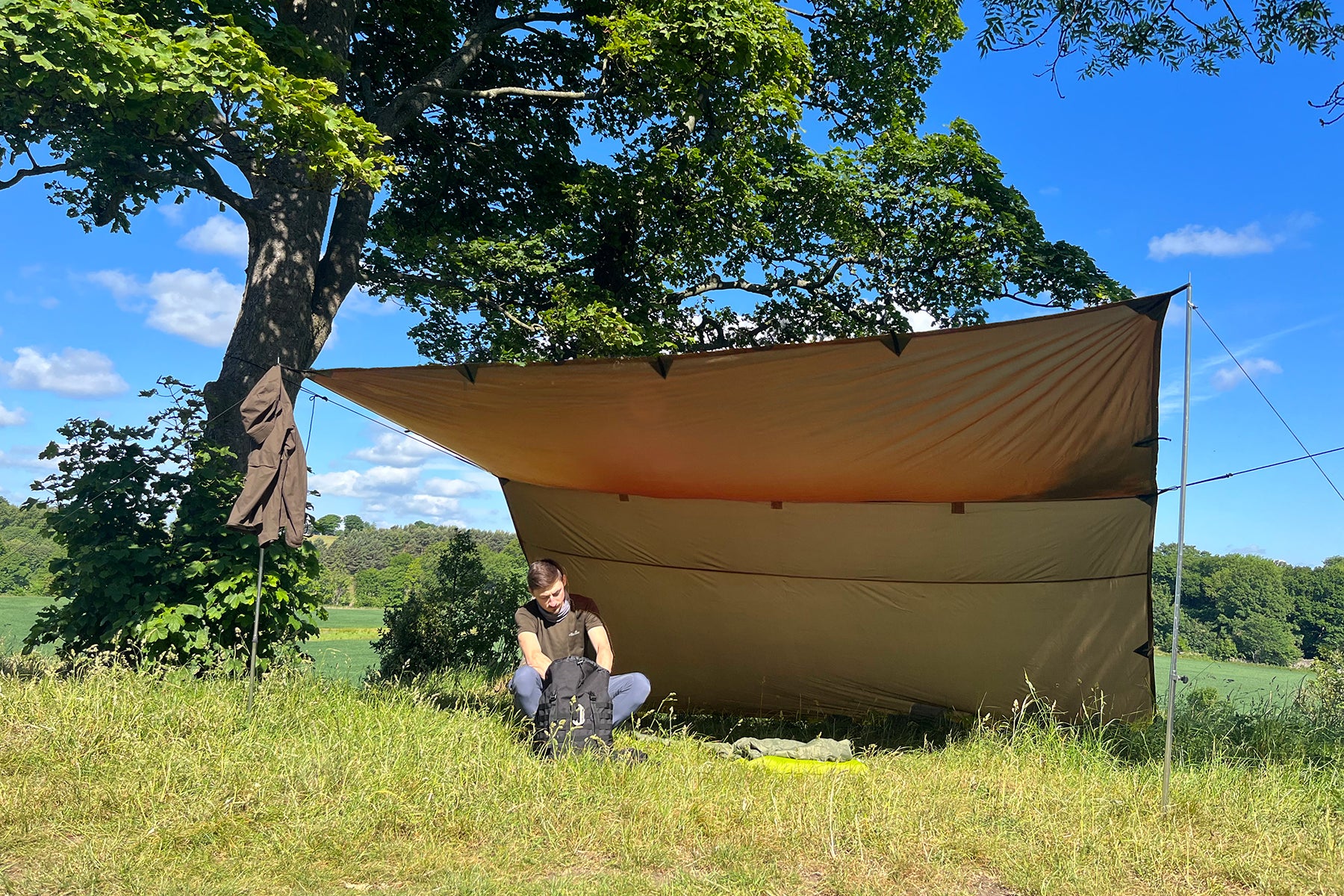 DD Tarp タープ 4x4 コヨーテブラウン DDhammocks社製 DD Tarp タープ