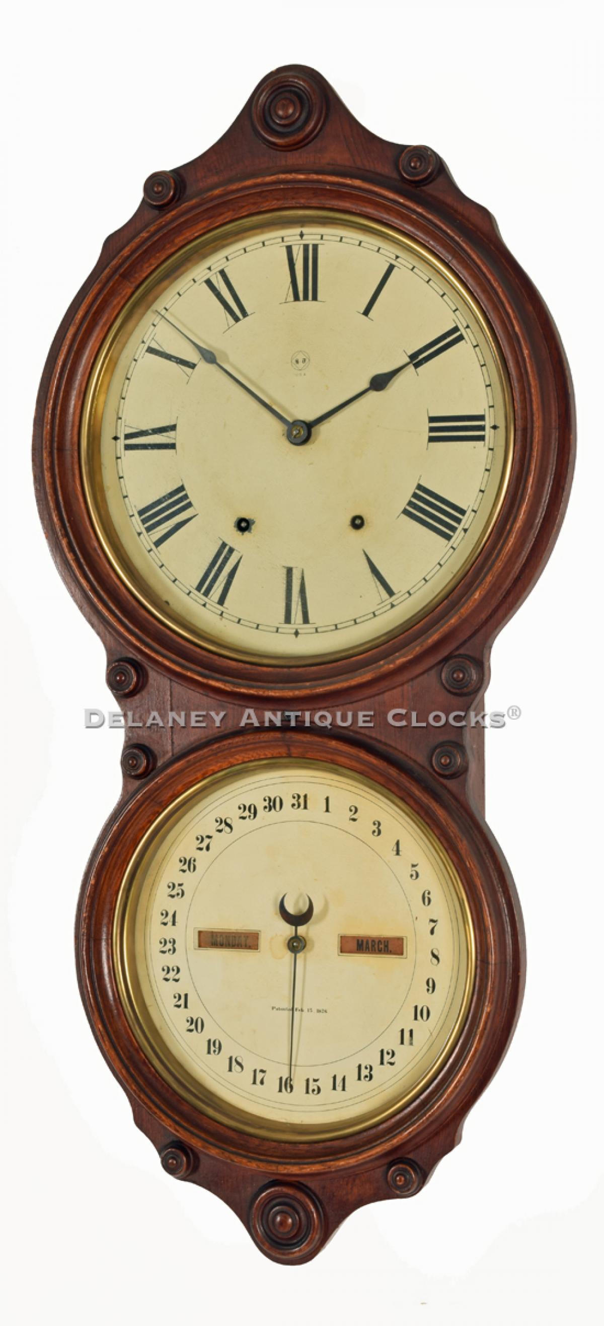 Seth Thomas Office Calendar No. 6 wall clock. KK-156. | Delaney