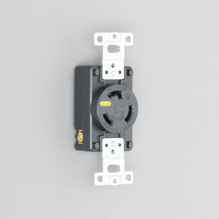 3220-P アメリカン電機 引掛形 パネル用コンセント 3P 20A 250Vの通販