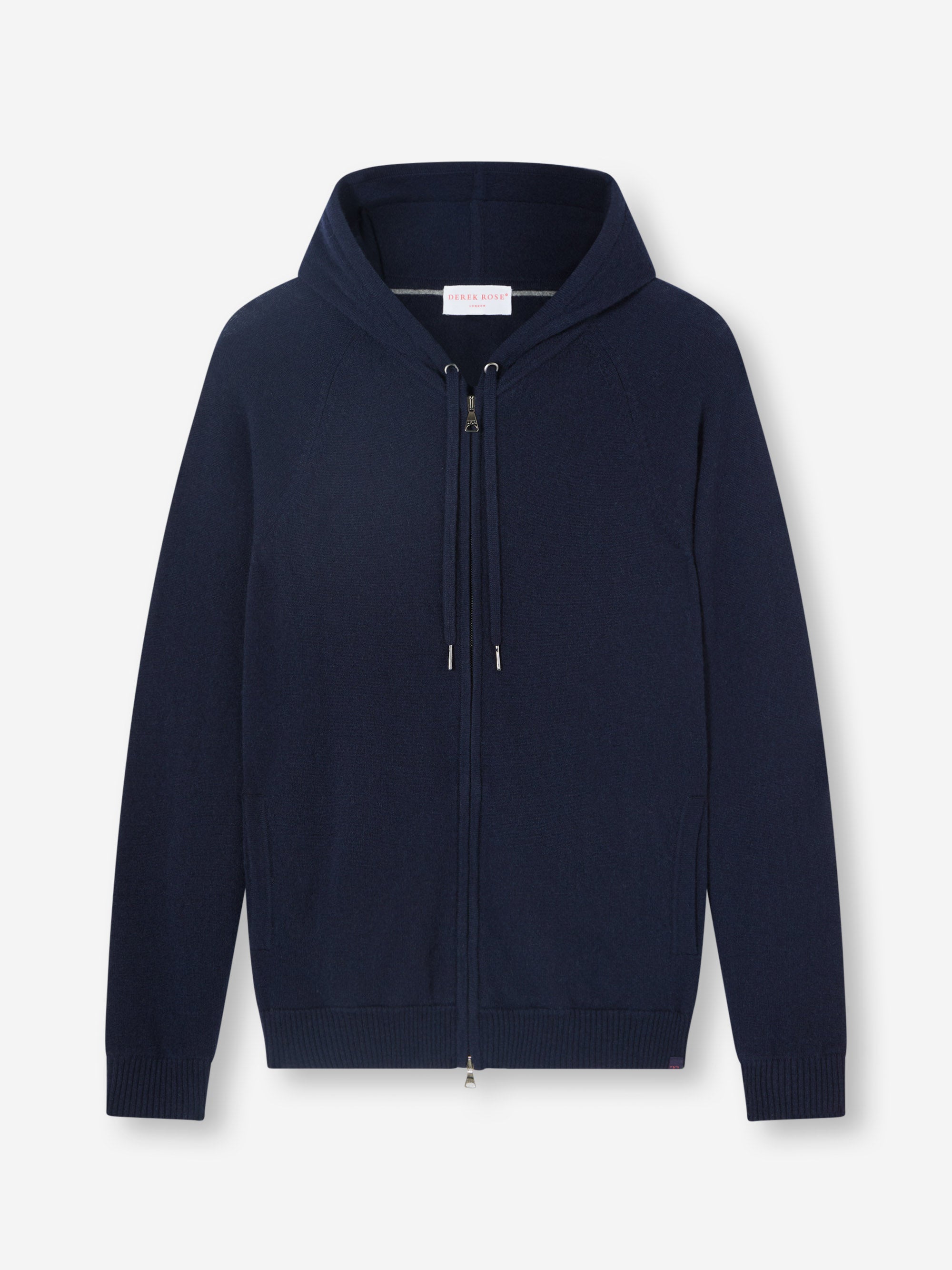 Finley Cashmere Navy Men's Half-Zip Sweater | Derek Rose