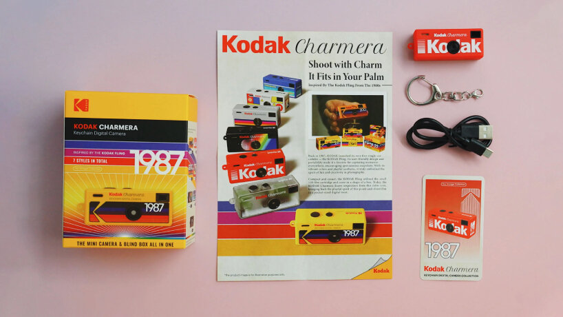 kodak's digital 'charmera' with keychain revives retro photography
