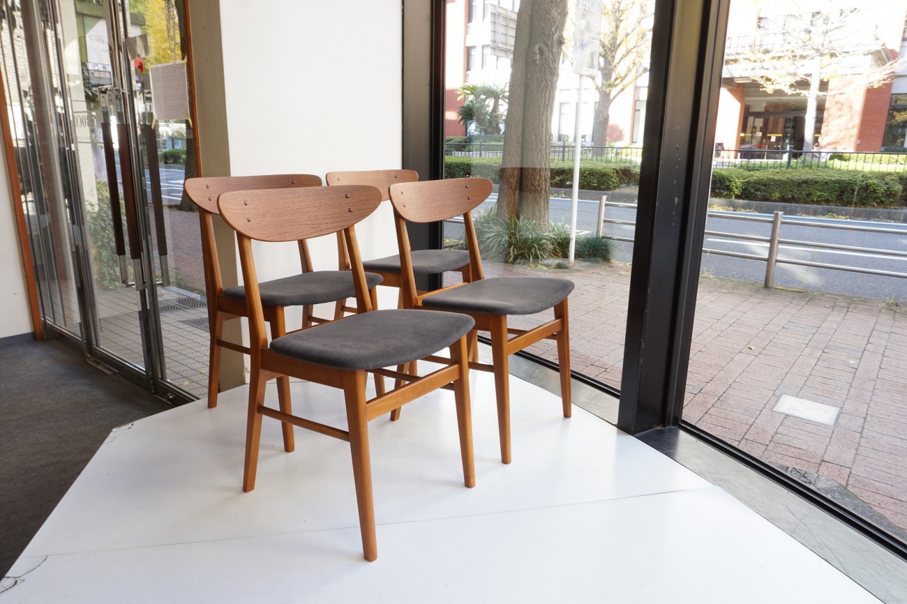 中古美品】IKEA BORJE ダイニングチェア 2脚 アンティーク 北欧 IKEA