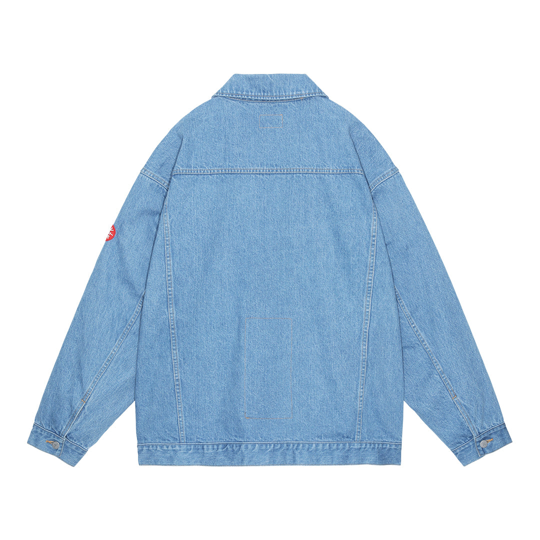 C.E (シーイー) WASHED DENIM ZIP JACKET CES25JK22 (CES25JK22) | C.E