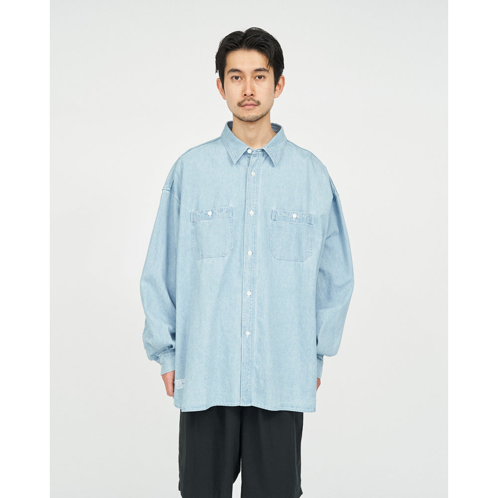 FreshService) LIGHT DENIM L/S SHIRT (FSC252-50045) | FreshService