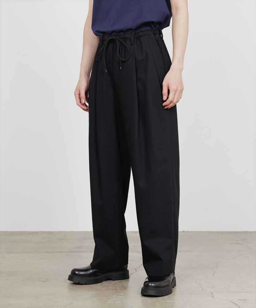MARKAWARE - DOUBLE PLEATED EASY TROUSERS ORGANIC COTTON SURVIVAL