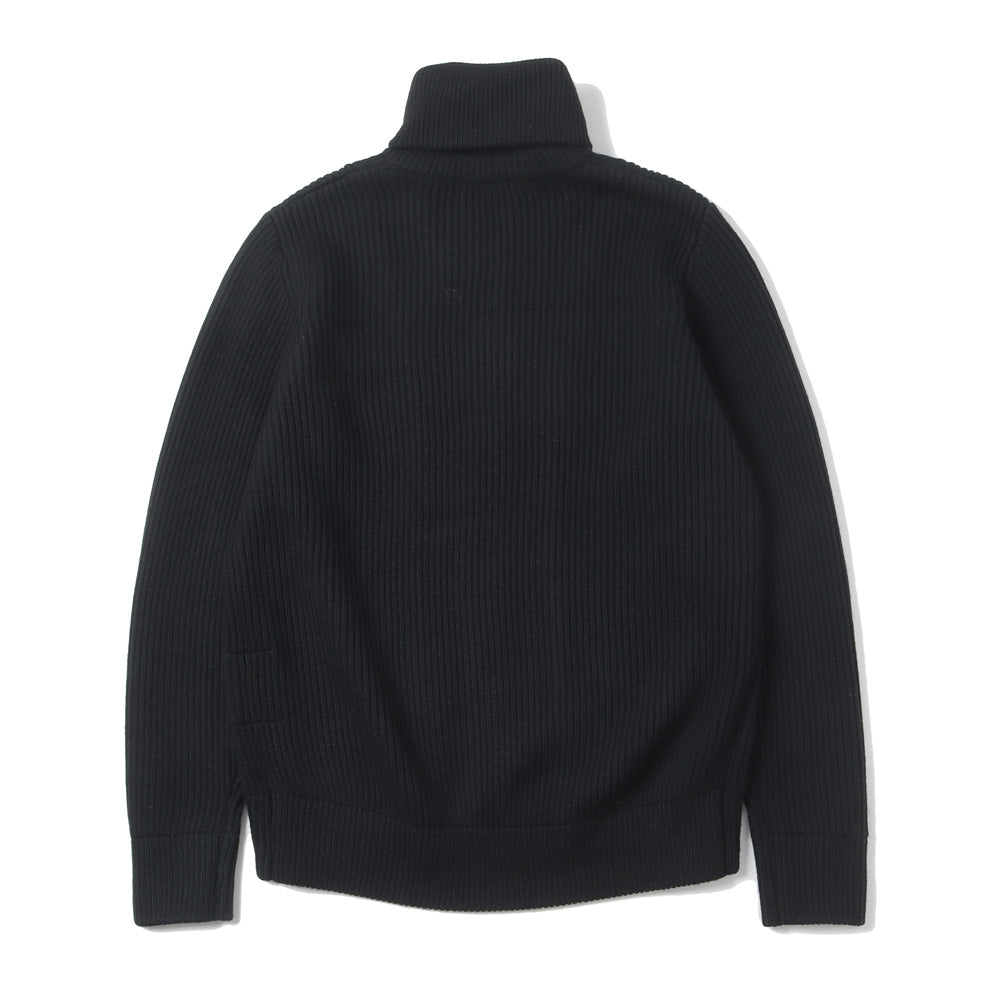 nonnative (ノンネイティブ)WORKER RIB ZIP UP SWEATER MERINO WOOL