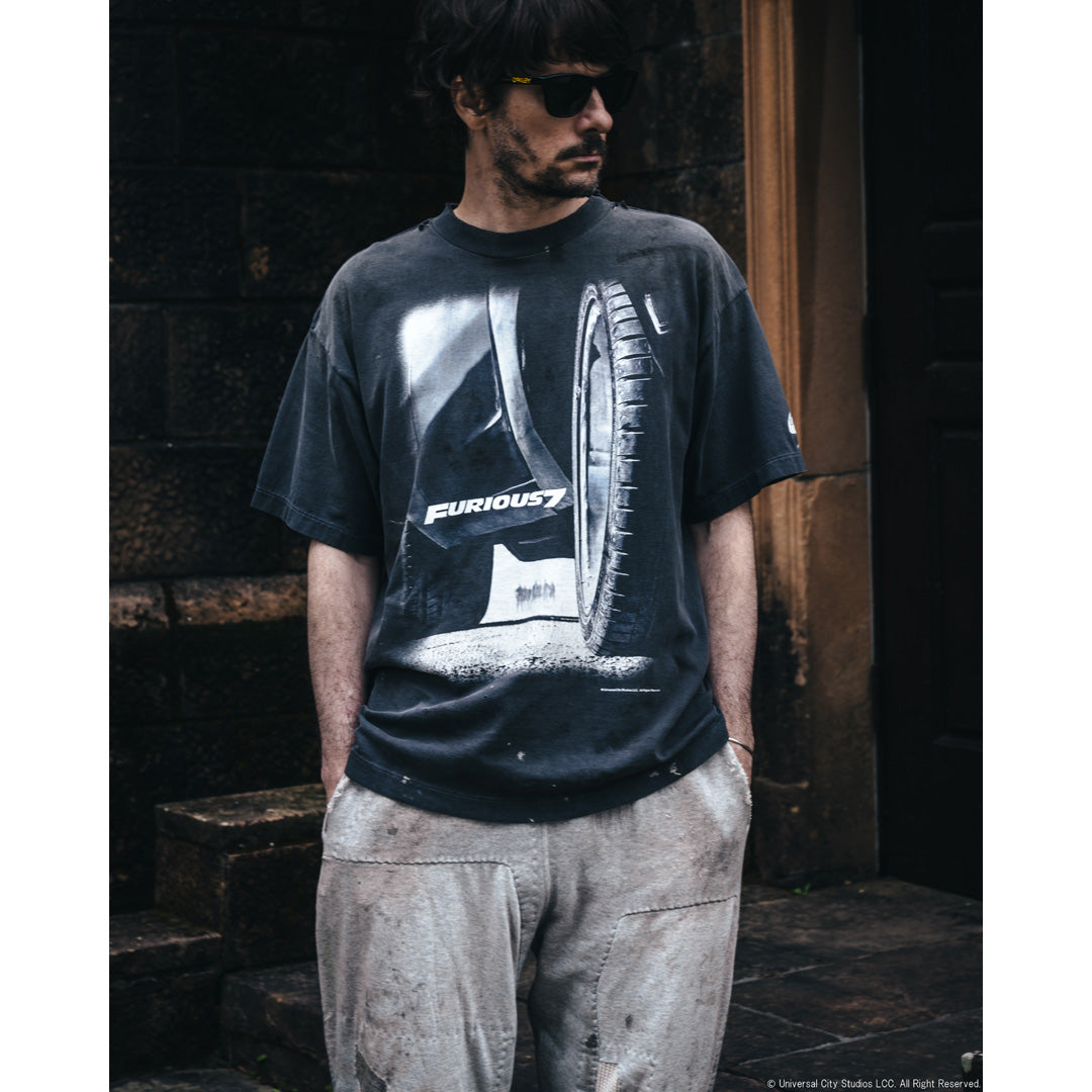 Saint Mxxxxxx (セントマイケル) FF_SS TEE FURIOUS 7 SM-HR1-0000-C74