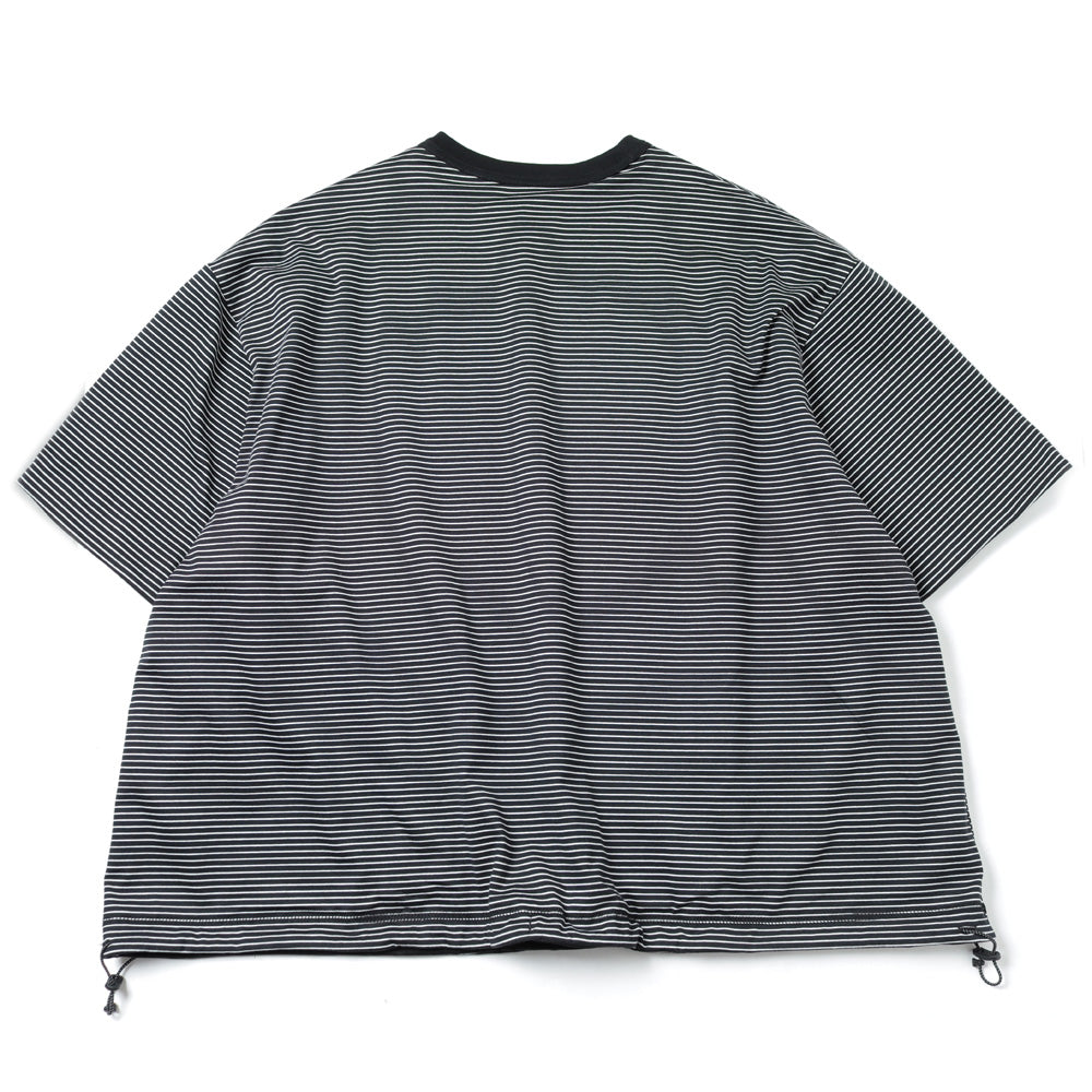 is-ness(イズネス)REVERSIBLE BALLOON BORDER T-SHIRT (1007SSCST05