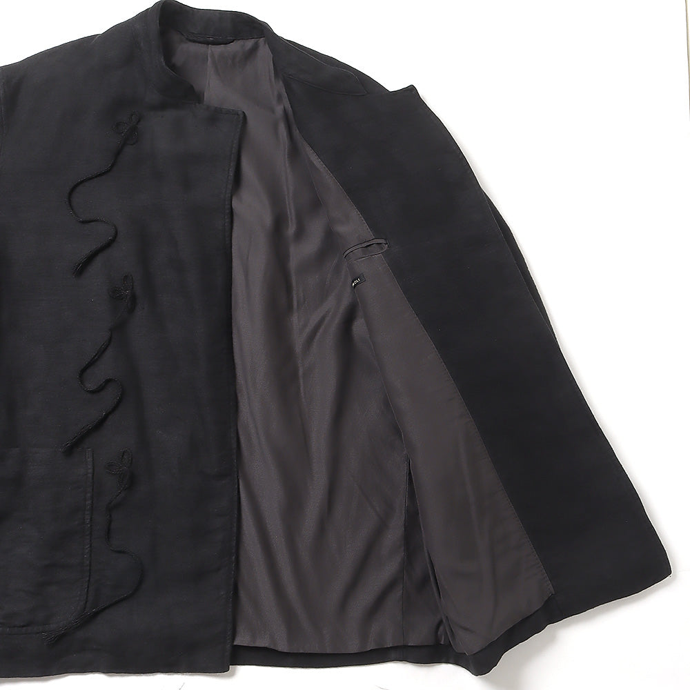 COMOLI) リネン起毛 スタンドカラージャケット (A03-01007) | COMOLI