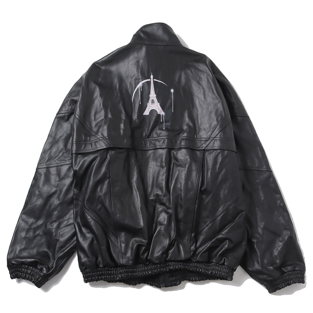 doublet(ダブレット)WRINKLE LEATHER TRACK JACKET (23AW02BL166
