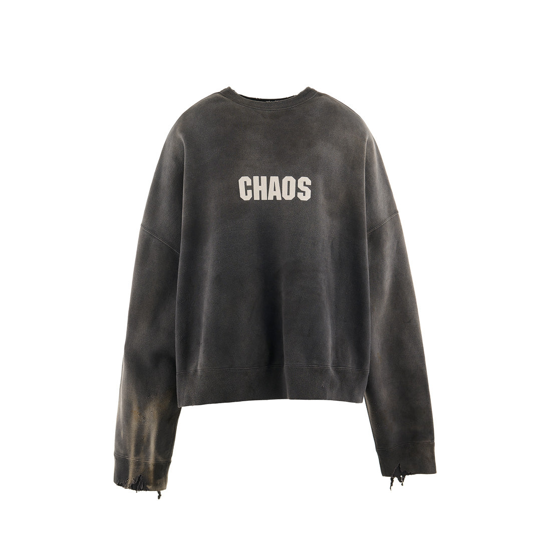 Saint Mxxxxxx (セントマイケル) CREW SWEAT CHAOS SM-YS1-0000-034