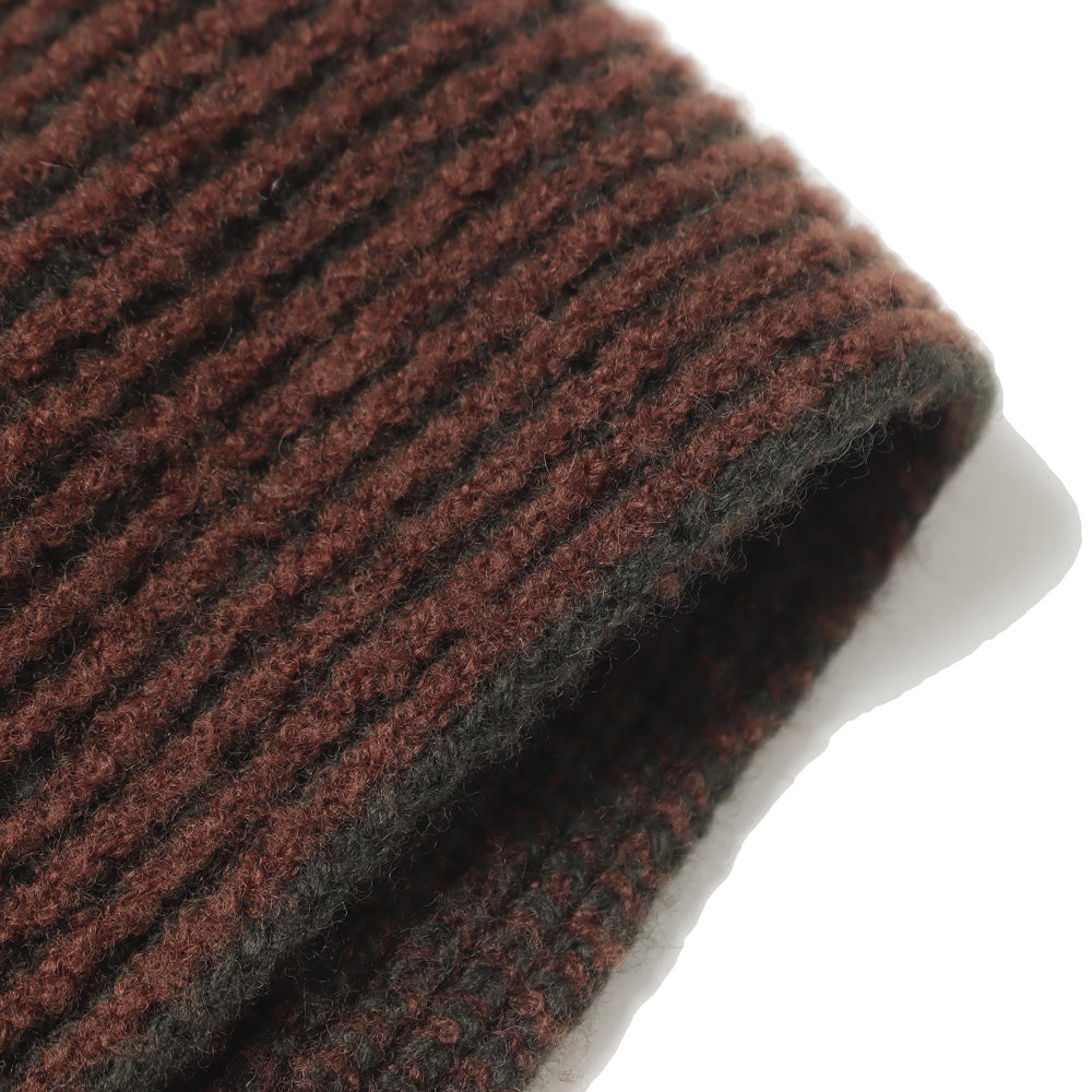 MATSUFUJI(マツフジ)Border Knit Stole (M243-0503) | MATSUFUJI