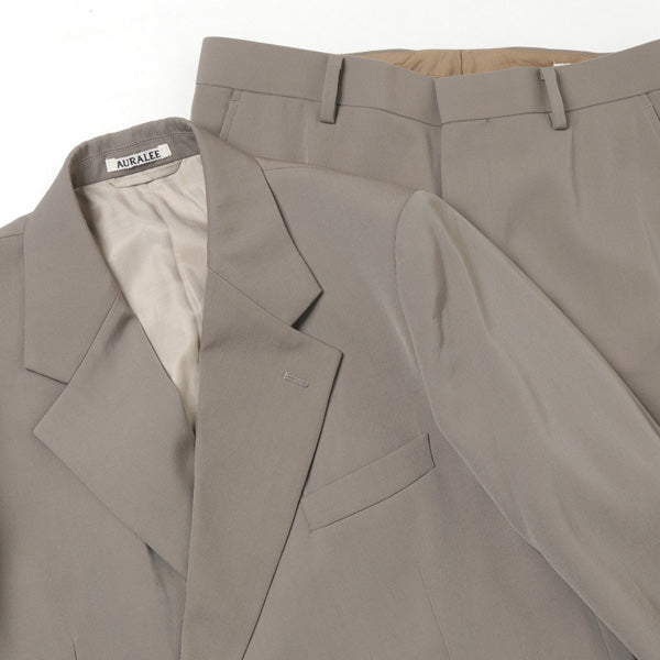 WOOL MAX GABARDINE DOUBLE-BREASTED JACKET (A20AJ01MG) | AURALEE