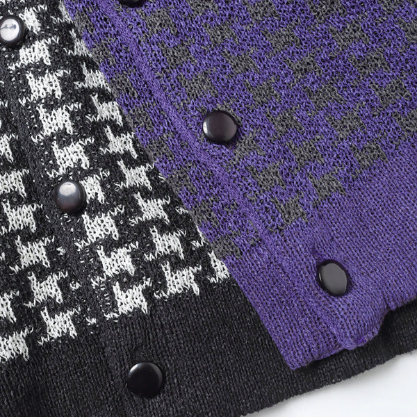 V Neck Cardigan - Houndstooth (MR322) | NEEDLES / トップス