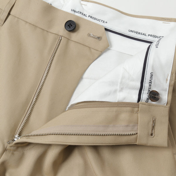 COTTON 1TUCK TROUSERS (213-60502) | UNIVERSAL PRODUCTS / パンツ