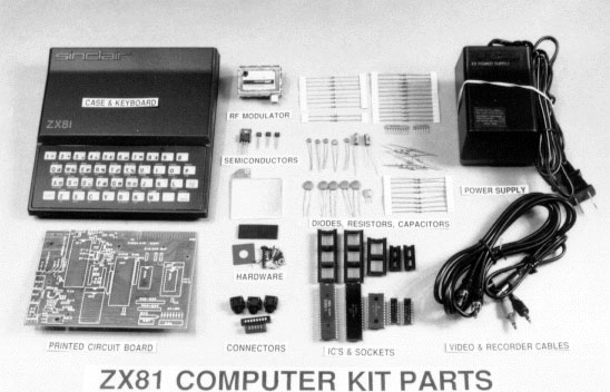 Und so sah der Bausatz aus (via planet-sinclair.co.uk) - Der