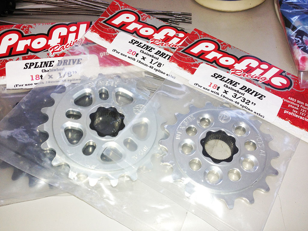 dig-it bmx megastore / PROFILE NANO SPLINE DRIVE SPROCKET 18T 3/32”
