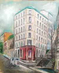 絵画・リトグラフ・インテリア・油絵・販売・絵画購入・パリ風景・東京