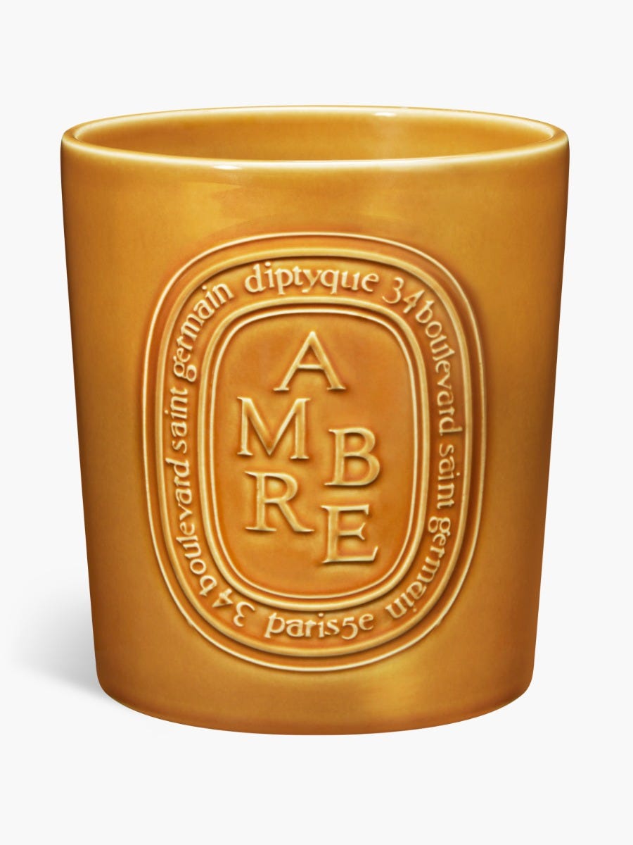 Ambre (アンブル) - エクストララージ キャンドル | Diptyque Paris