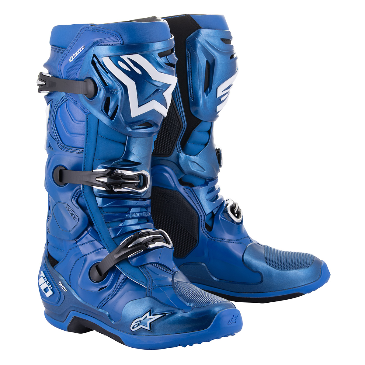 Alpinestars TECH10 ブーツ ブルー/ブラック| Dirtbikeplus (ダート
