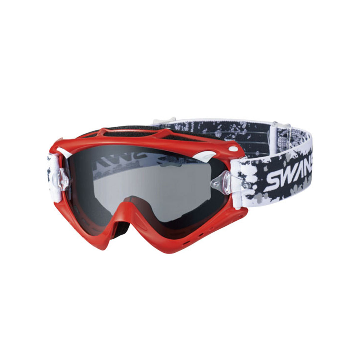 SWANS MX-RUSH-PET ゴーグル レッド| Dirtbikeplus (ダートバイクプラス)
