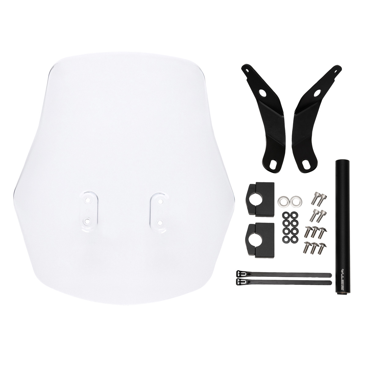 ZETA RACING アドベンチャーウィンドシールド ラージタイプ