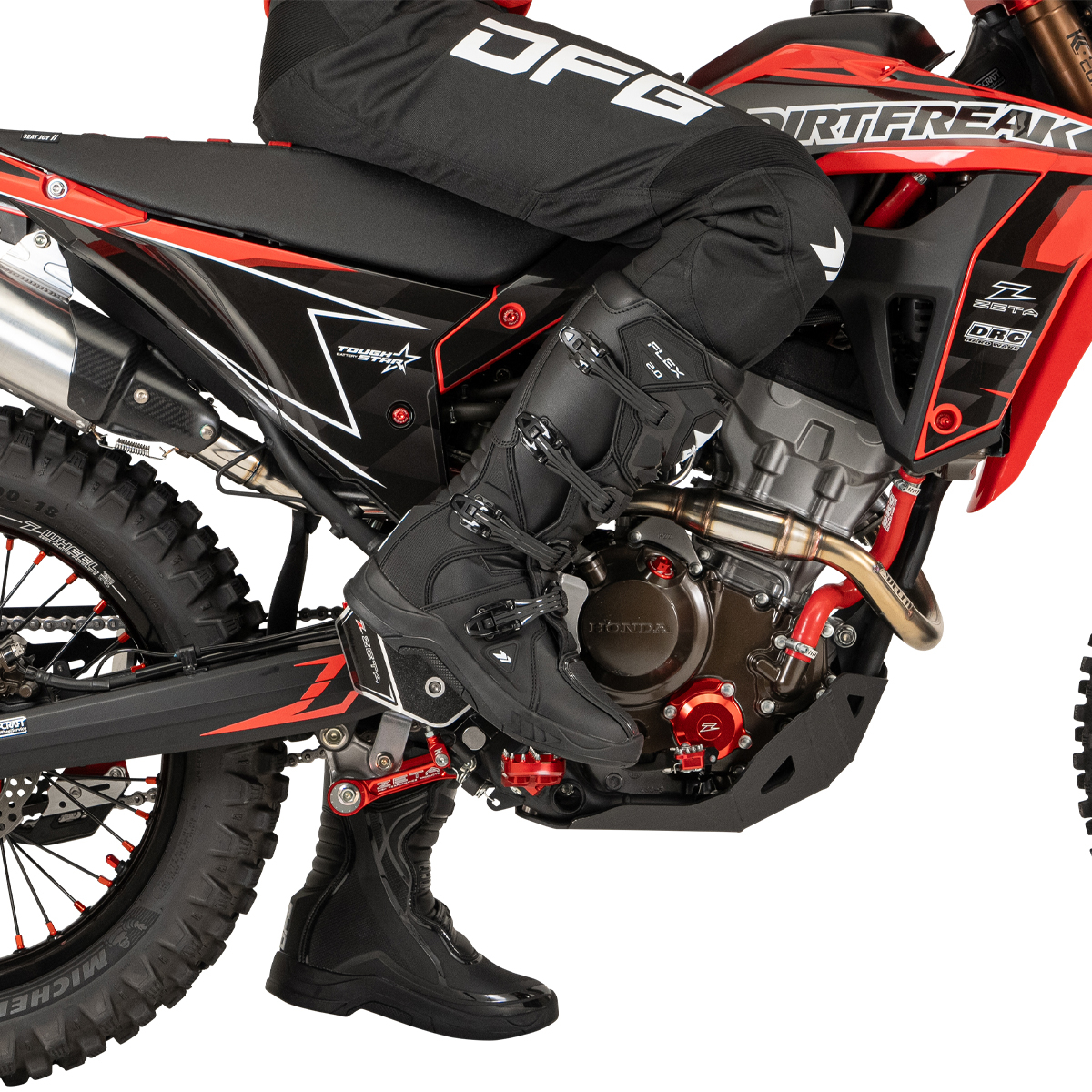 フレックスブーツ2.0 ブラック｜ダートフリーク / DIRTFREAK