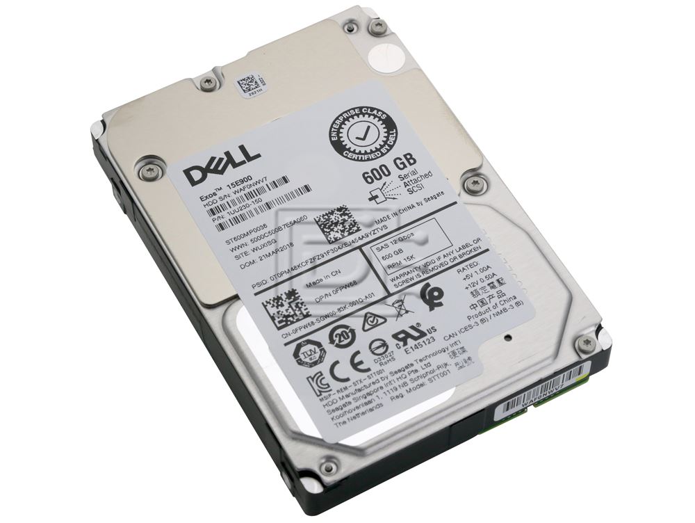 Dell FPW68 / Seagate ST600MP0036 600GB 2.5in SFF 12Gbps 15K.6 RPM