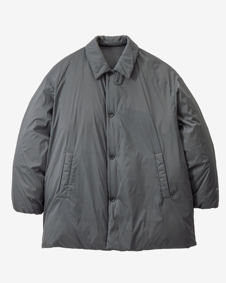 PERTEX QUANTUM AIR Bal Collar Down Coat / GRAY | Graphpaper (MEN