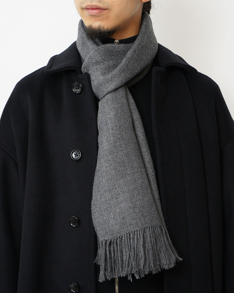 Non Brushed Large Stole / GREY | THE INOUE BROTHERS(イノウエ