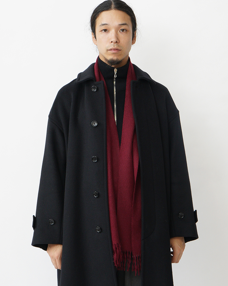 Brushed Scarf / BURGUNDY | THE INOUE BROTHERS(イノウエ