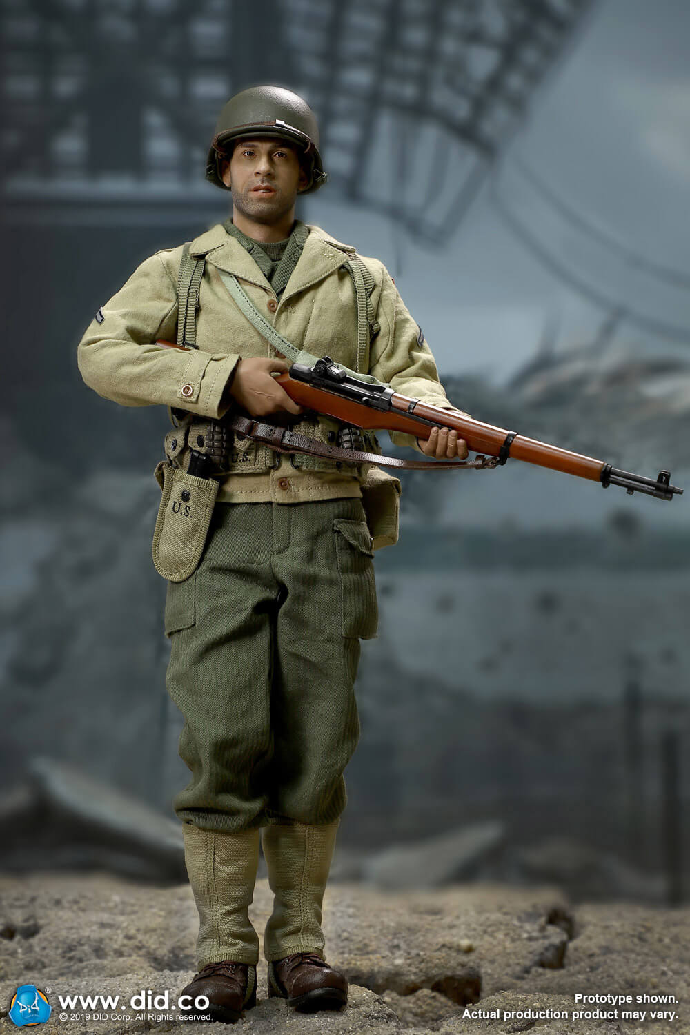 A80140 WWII US 2nd Ranger Battalion Series 1 Private Caparzo - DID