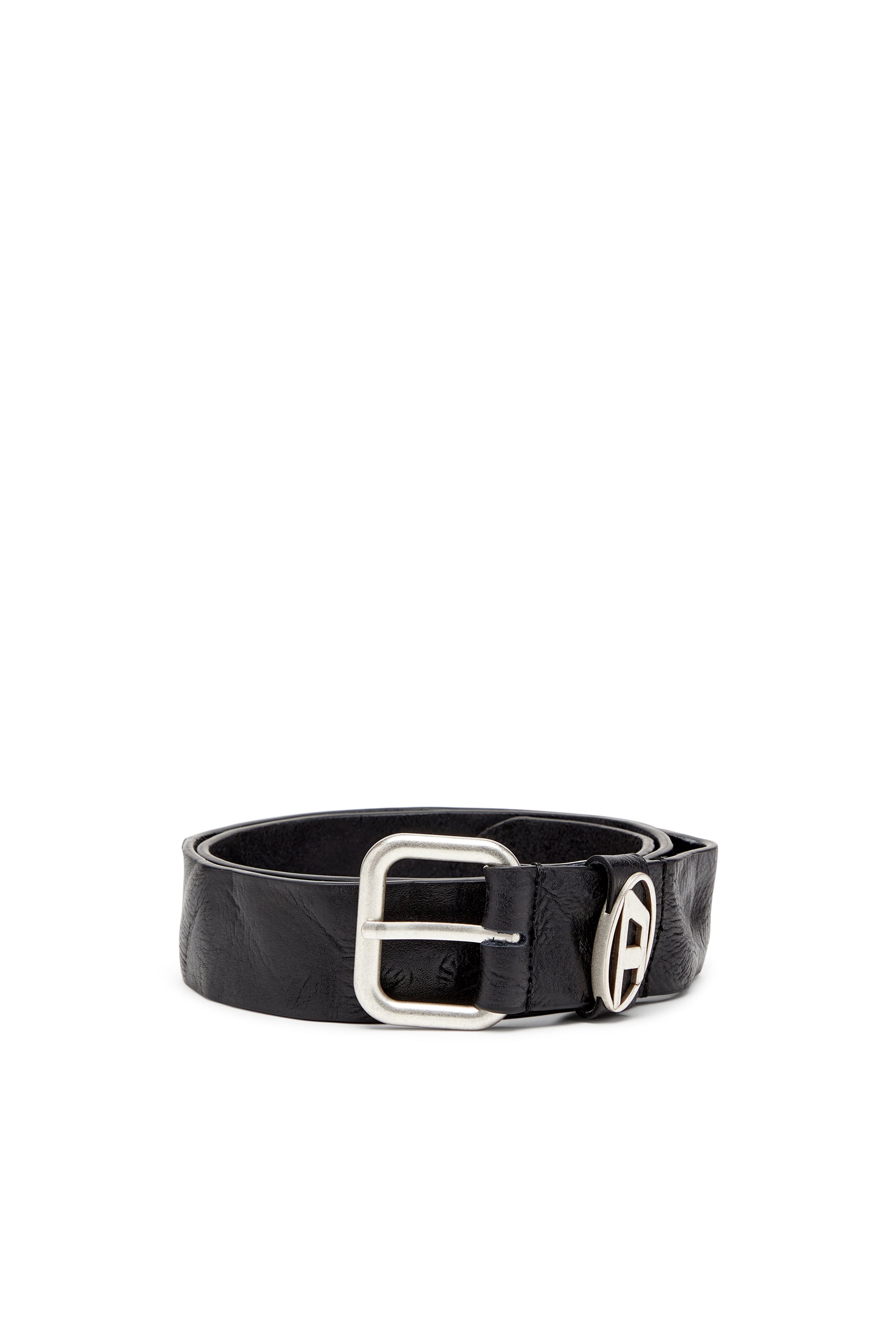 B-1DR OVAL D LOOP レザーベルト｜ブラック｜ウィメンズ｜DIESEL