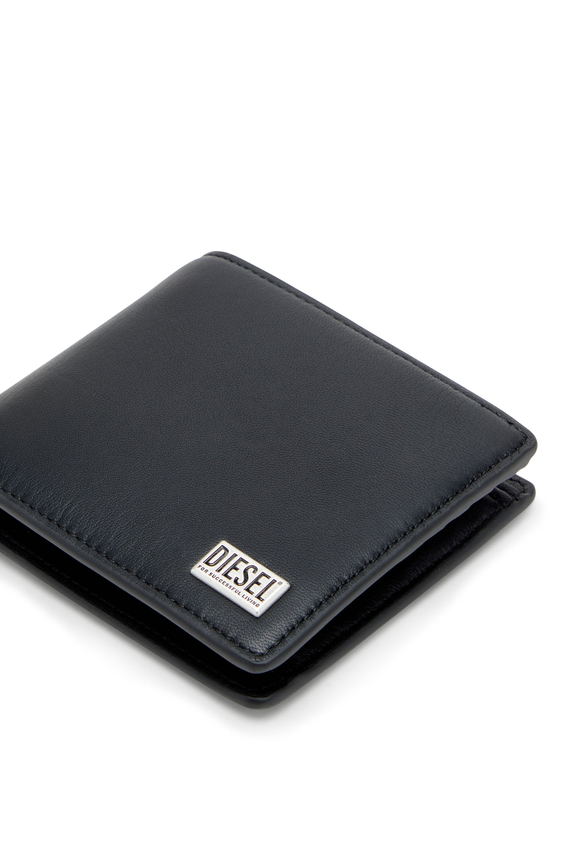 BISCOTTO BI FOLD COIN S 3D 二つ折りウォレット｜ブラック｜メンズ