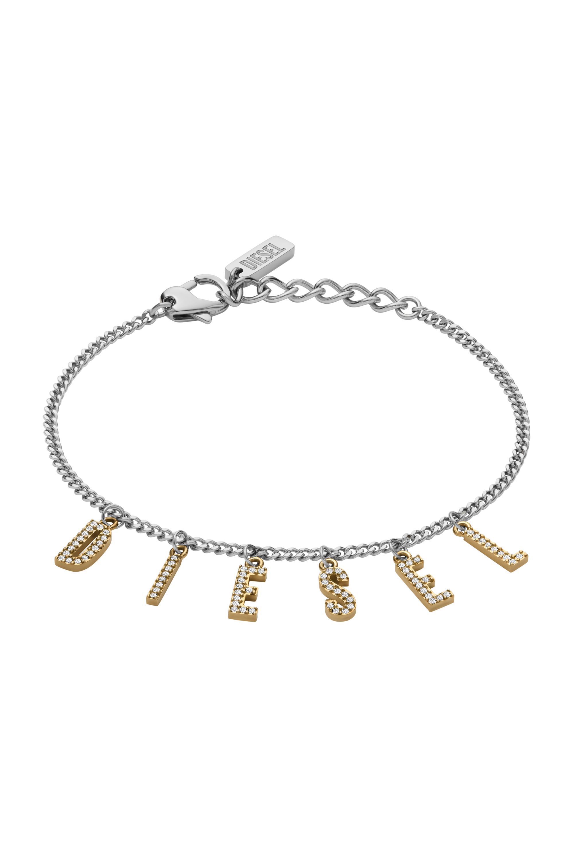 DX1547931 JEWEL ブレスレット｜シルバー｜ウィメンズ｜DIESEL