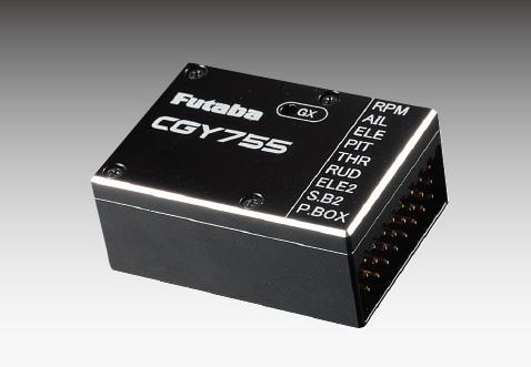 RCヘリフライヤー必見！Futaba新型ヘリ用3軸ジャイロ「CGY755」登場