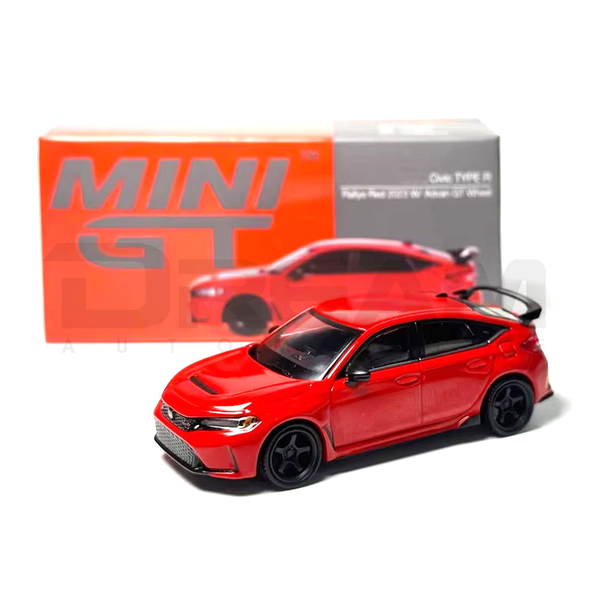 Mini GT | 1:64 Honda Civic Type R | FL5 | Rallye Red W/ Advan GT