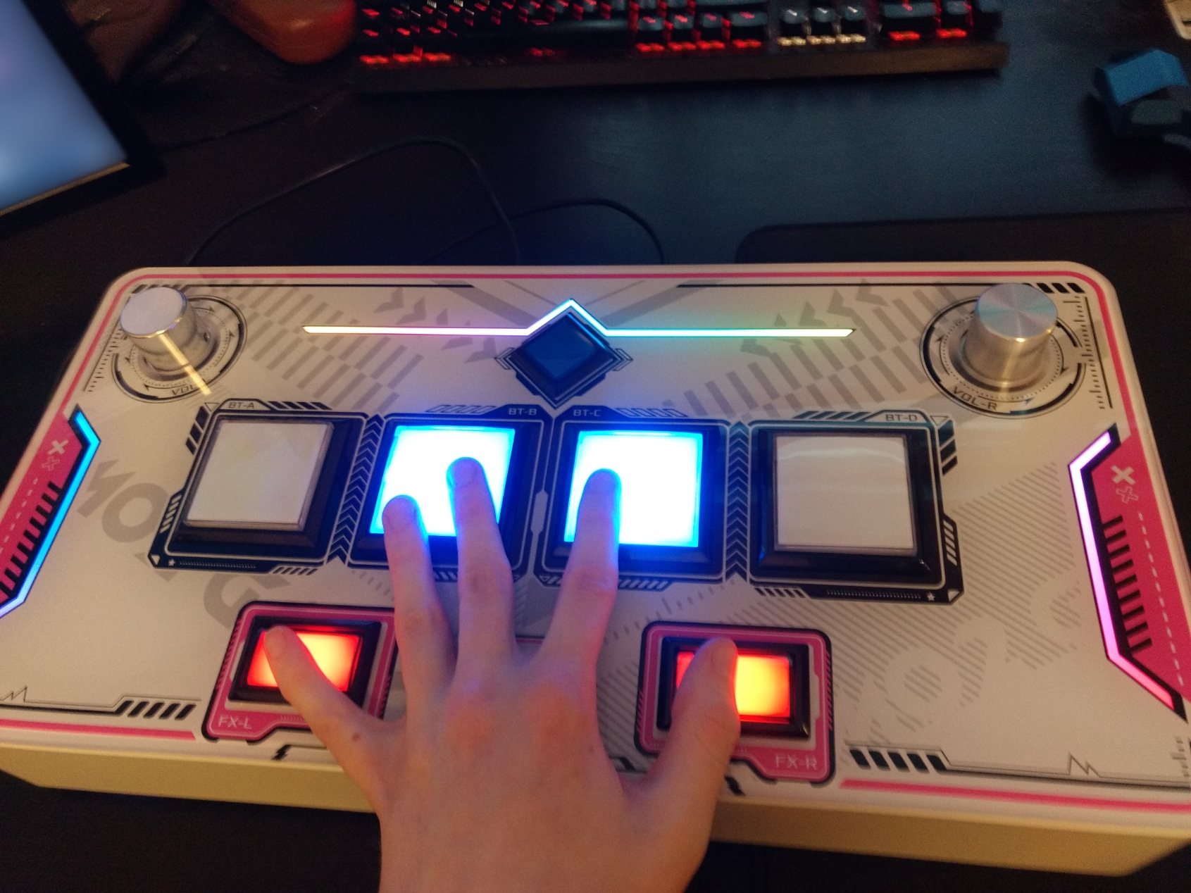 FAUCETWO コントローラー SDVX サウンドボルテックス つまみ調整可