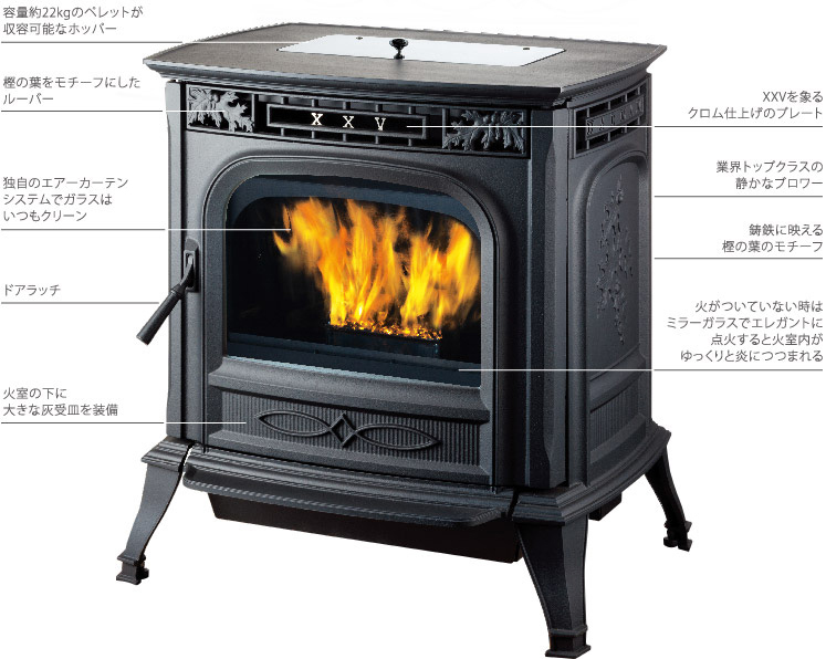 ハーマン ペレットストーブラインナップ | 薪ストーブならダッチ