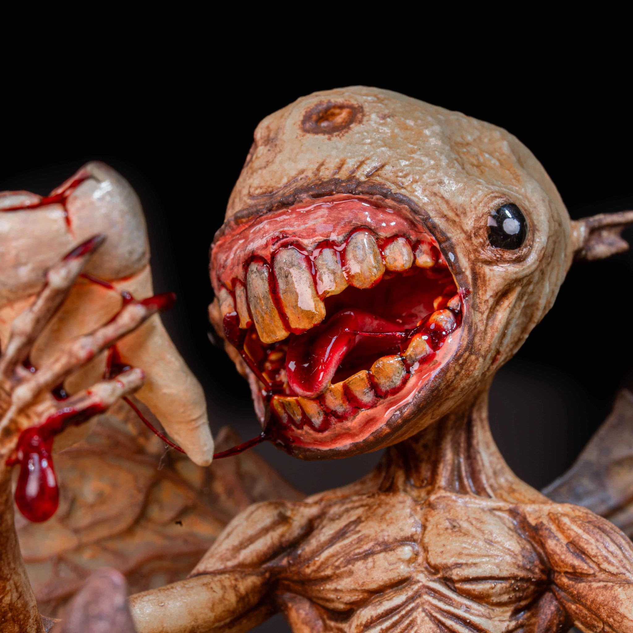 3D Printed Tooth Fairy Hellboy inspired Statue Creepy Wisdom Tooth